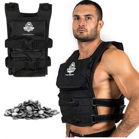 Gym / Fitness - VESTA CU GREUTATI PROFESIONALA DBX 30KG -INSERTII DE OTEL