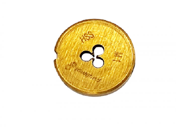 Filiera M1.0 HSS-TiN, pas metric 0.5 mm [1]