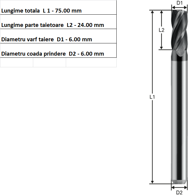 freaza fi 6mm carbura [2]