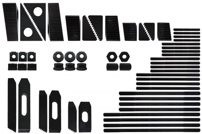 Set 58 piese de fixare material pentru prelucrare(prindere perete) M12/14mm - 14033 [2]