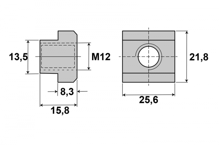 Set 58 piese de fixare material pentru prelucrare(prindere perete) M12/14mm - 14033 [4]