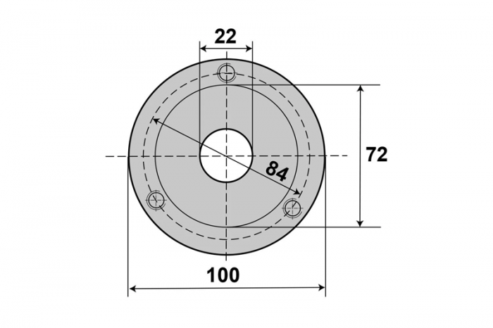 Universal strung fi 100mm, 3 bacuri autocentrant - 4031 [3]