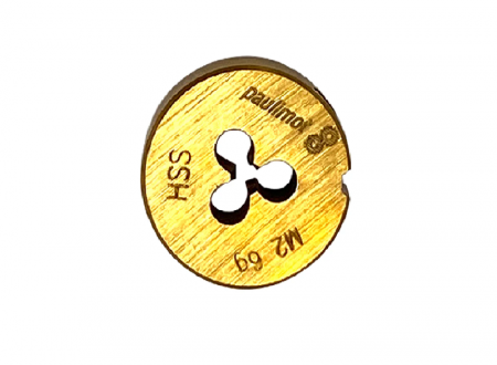 Tarozi filetare - Filiera M2.0  HSS-TiN, pas metric 0.40 mm