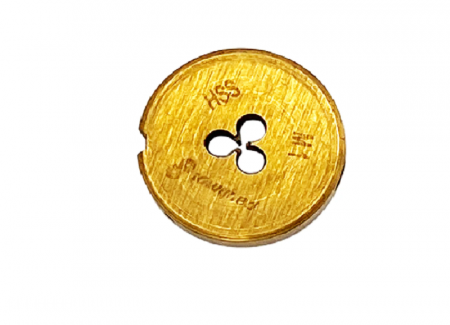 Tarozi filetare - Filiera M1.0 HSS-TiN, pas metric 0.5 mm
