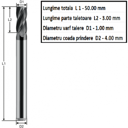 freza carbura 1mm freza 1mm [2]