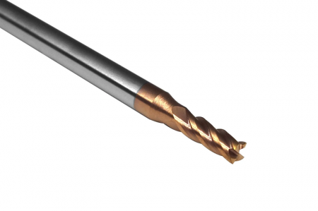 Freze & CNC - Freza fi 3.0mm. Din carbura acoperire AlTiSiN, 4 taisuri - 13634