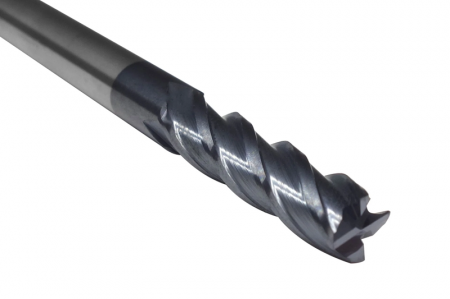 Freze & CNC - Freza fi 8.0mm. Din carbura acoperire AlTiN, 4 taisuri - 13617