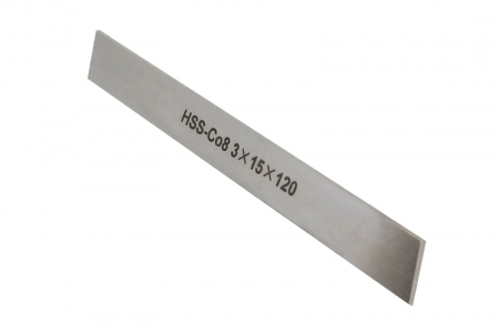 Accesorii cutite strung - Lama de schimb HSS 3x15x120 mm 8% cobalt pentru suport taiere - 2001