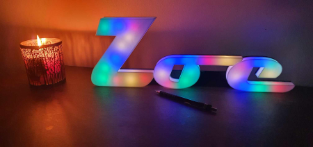 Lumini LED decorative cu numele Zoe [3]