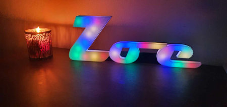 Lumini LED decorative cu numele Zoe [1]