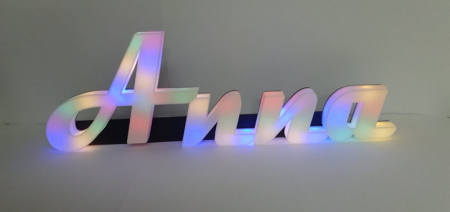  Lumini LED decorative cu numele Anna, cadou personalizat pentru bebeluș [1]