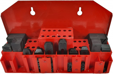 Menghine - set cleme fixare pe masa de prelucrare canal 8mm