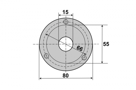 Universal strung fi 80mm, 3 bacuri autocentrant - 4030 [2]