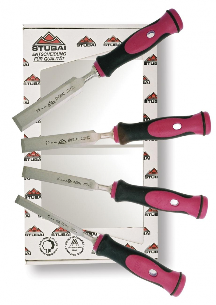 Set dălți profesionale pentru lemn, cu maner 2K [1]