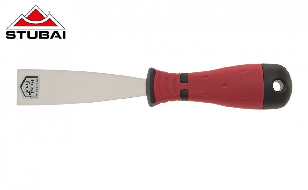 Spaclu zugrav cu maner anti-alunecare 2K, INOX [1]