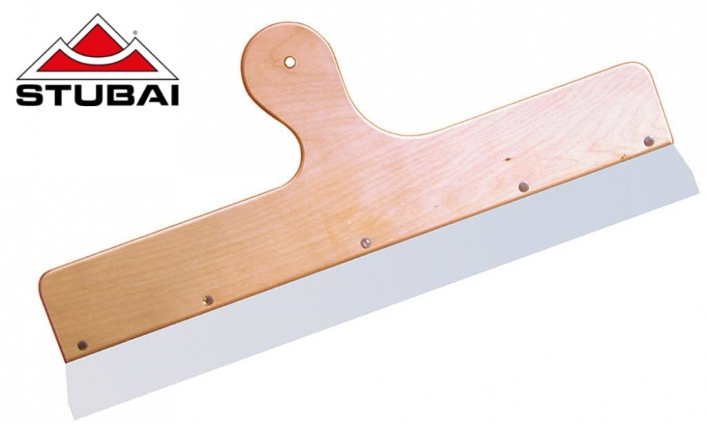 Spatula pentru fatade cu maner de lemn, INOX [1]