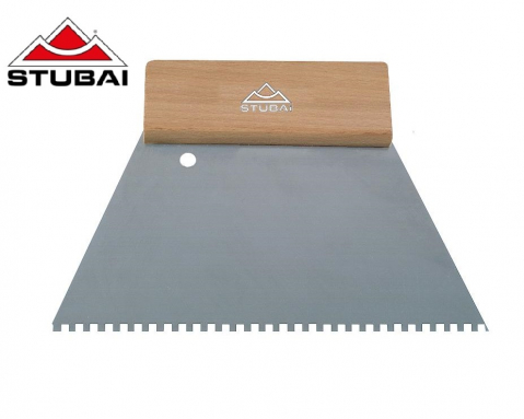 Gletiere - Aplicator cu lama si maner de lemn, trapezoidal