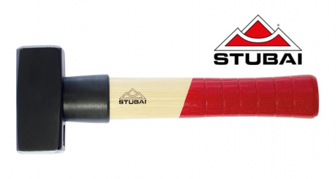 Ciocane - Baros STUBAI, 1000 g, cu mâner din lemn și protecție anti-alunecare