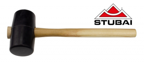 Ciocan de cauciuc cu maner de lemn [1]