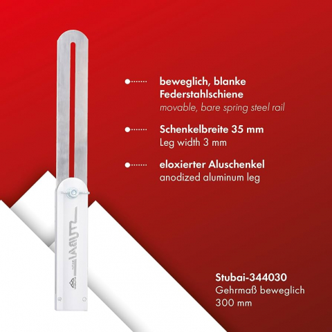 Instrument reglabil si mobil pentru masurare din aluminiu [2]