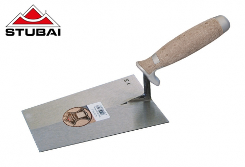 Unelte pentru constructii - Mistrie de zidar cu maner din piele, model austriac