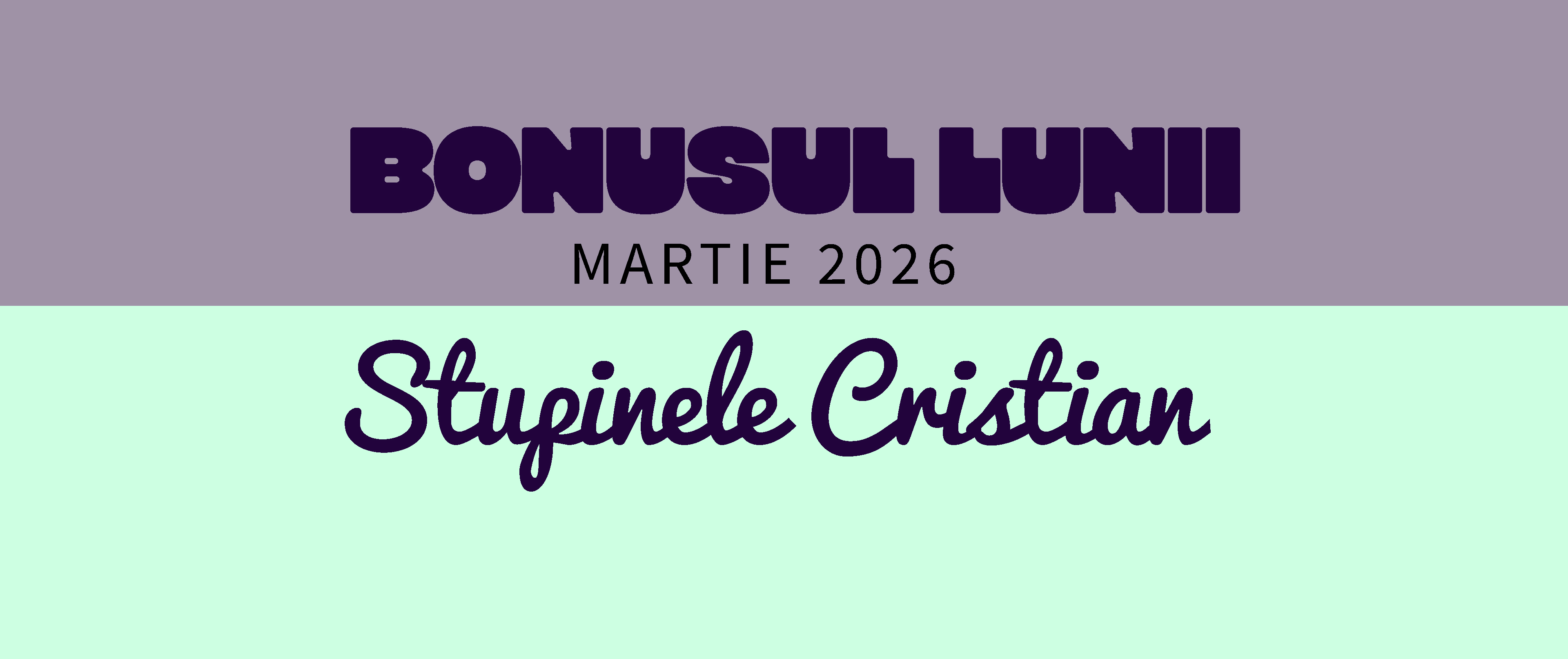 Bonusul lunii martie