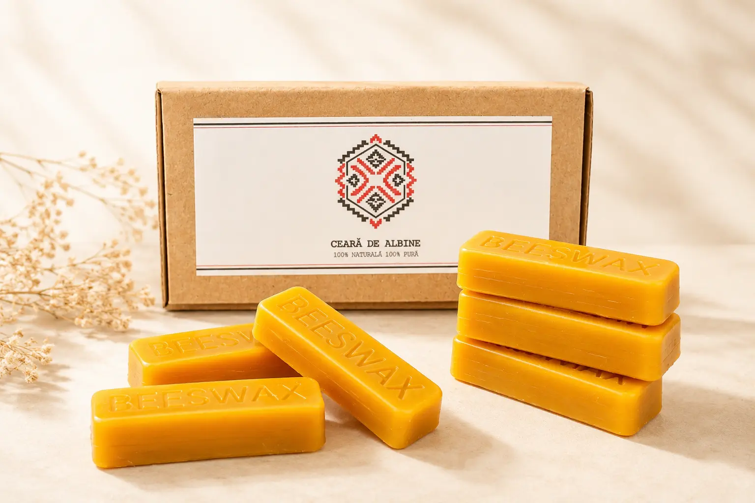 Ceară naturală de albine 100% – set 6 lingouri x 25 g [6]