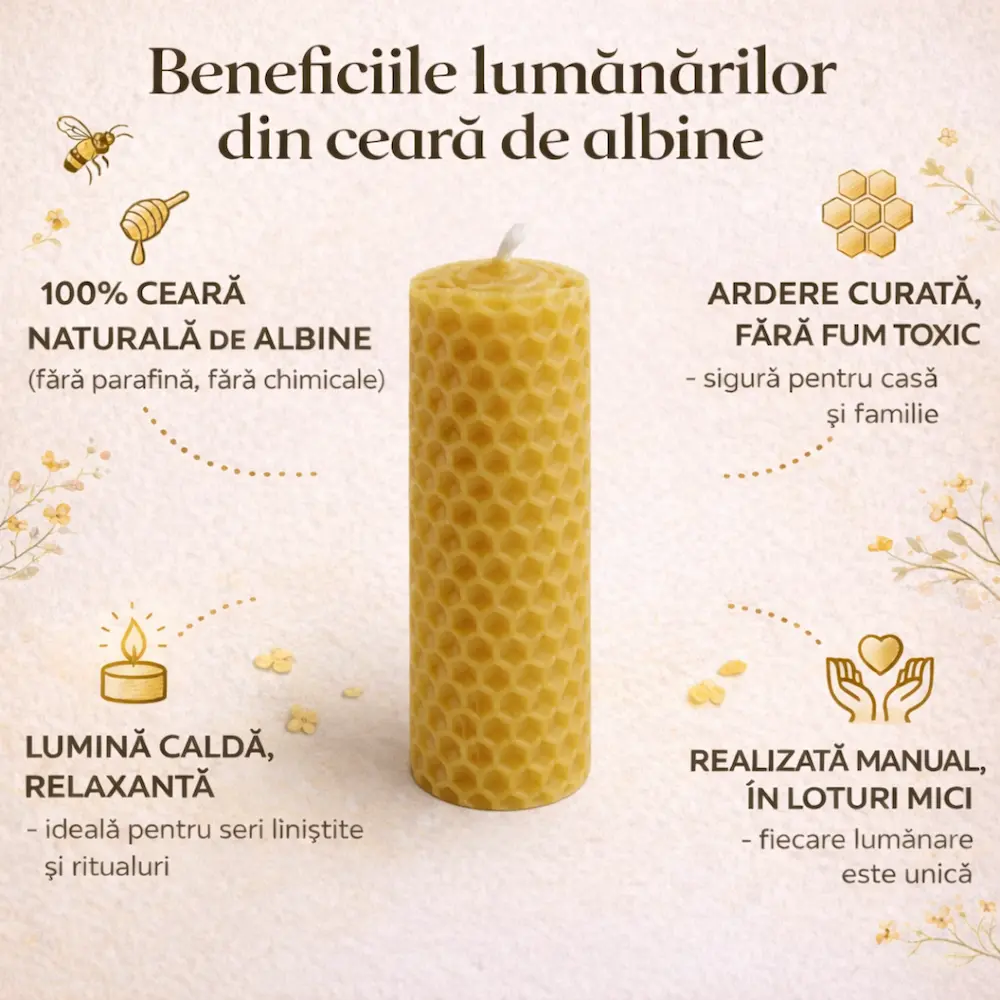 Lumânare din ceară de albine naturală [2]