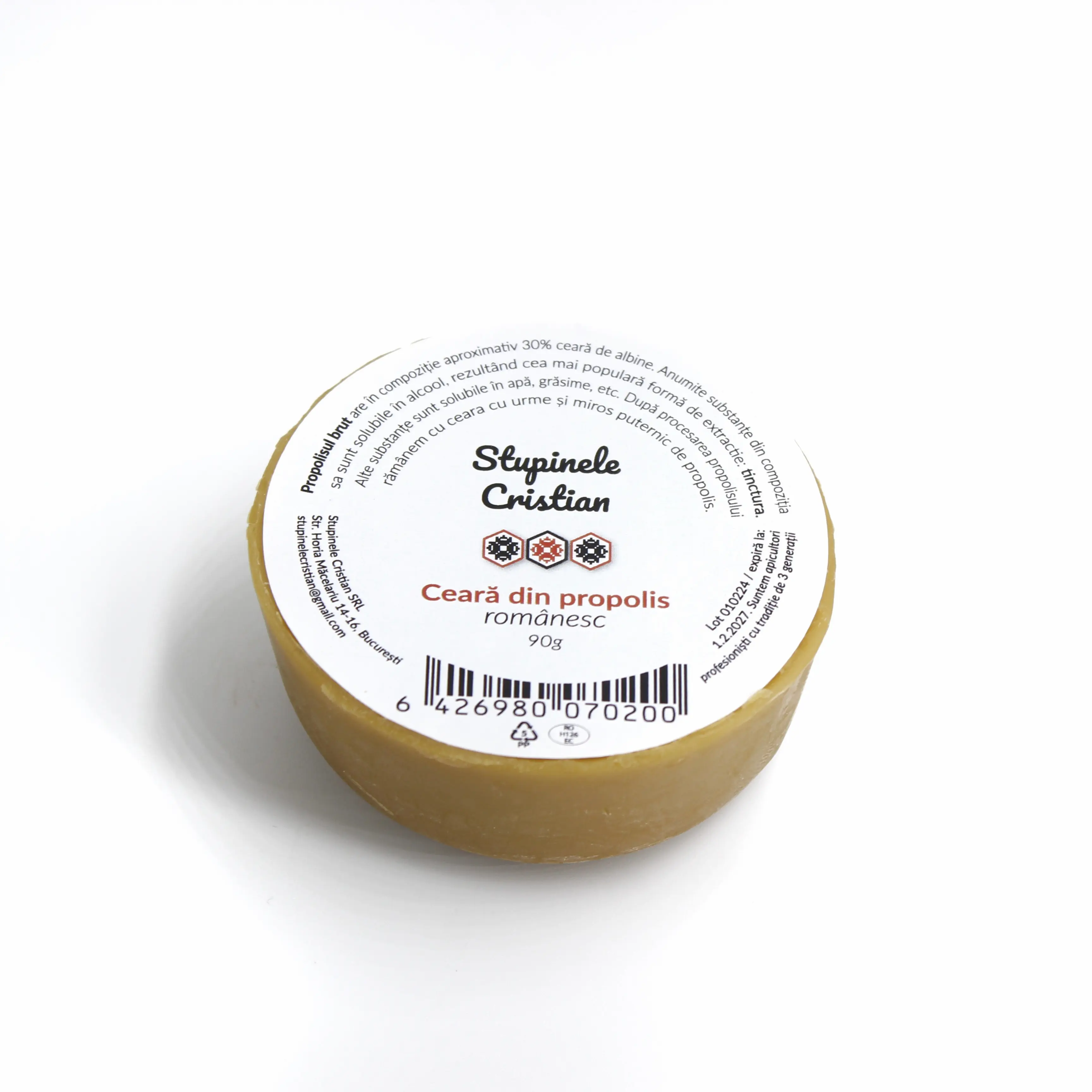 Ceara de albine 100% - ceara-din-propolis-romanesc-90g