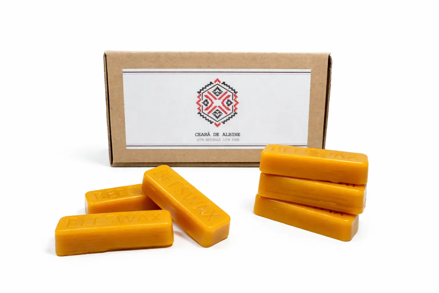 Ceară naturală de albine 100% – set 6 lingouri x 25 g [1]