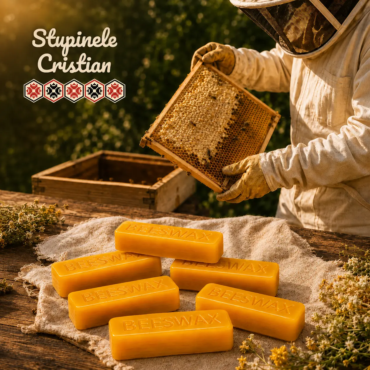 Ceară naturală de albine 100% – set 6 lingouri x 25 g [4]