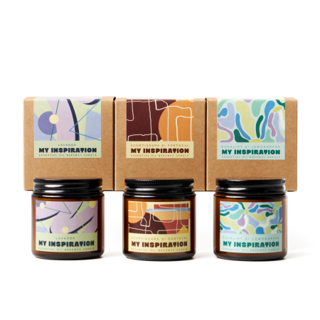 Lumânări parfumate naturale - Lumanari parfumate natural set 3 buc
