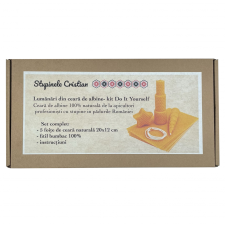 Set pentru confectionat lumanari din ceara naturala [1]