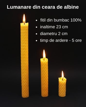 Lumanari sfesnic 23cmx2cm [2]