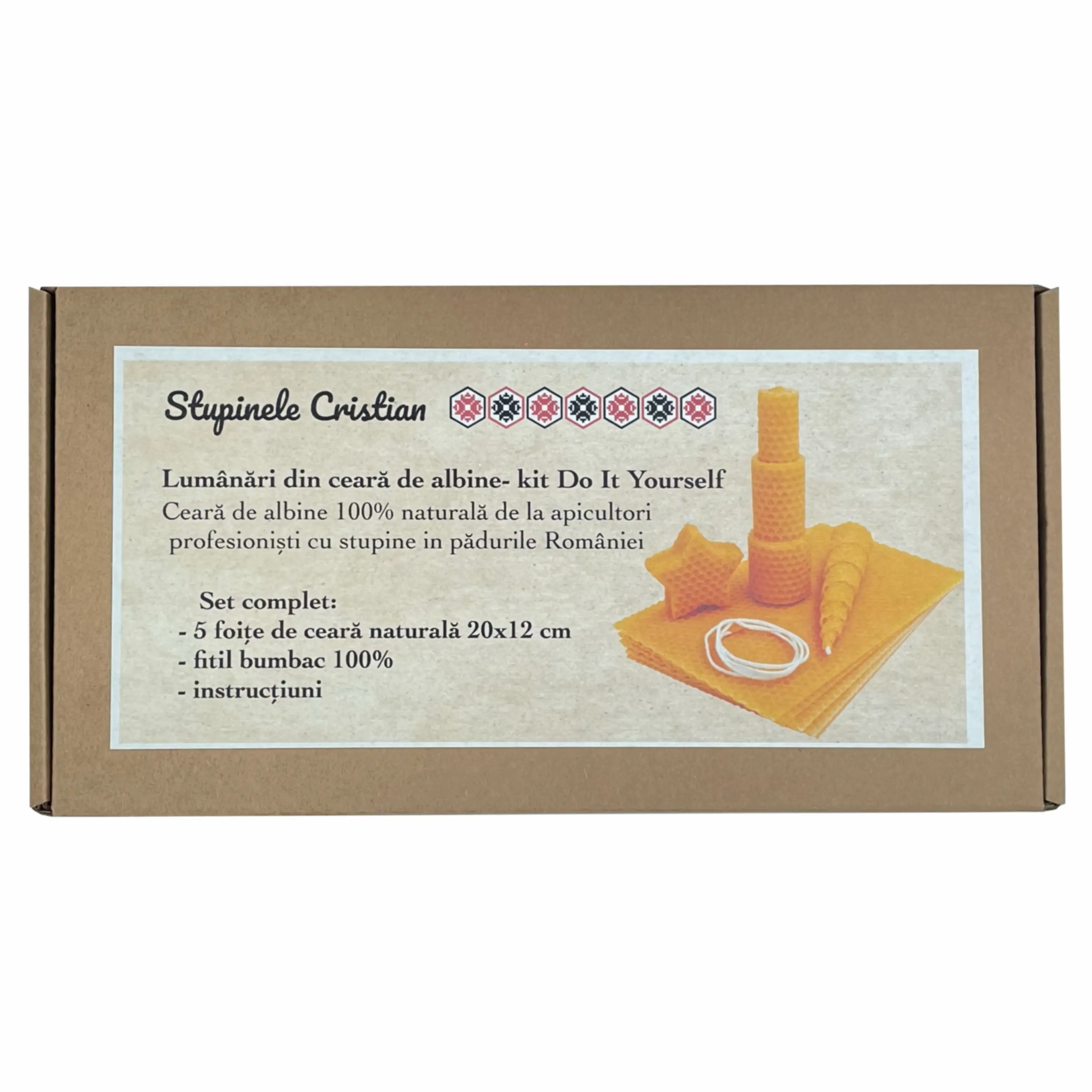 Set complet DIY pentru lumanari rulate [1]