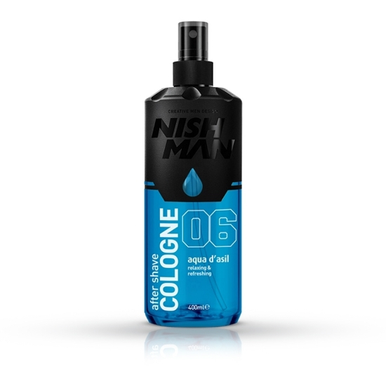 After shave colonie - NISH MAN 6 - Aqua d'asil - 400 ml [1]