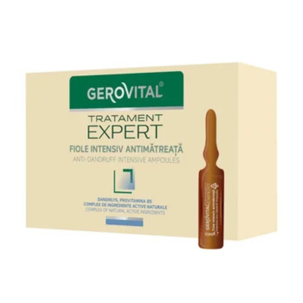 Fiole intensiv antimatreata Tratament Expert, 10 fiole x 10ml, Gerovital [1]