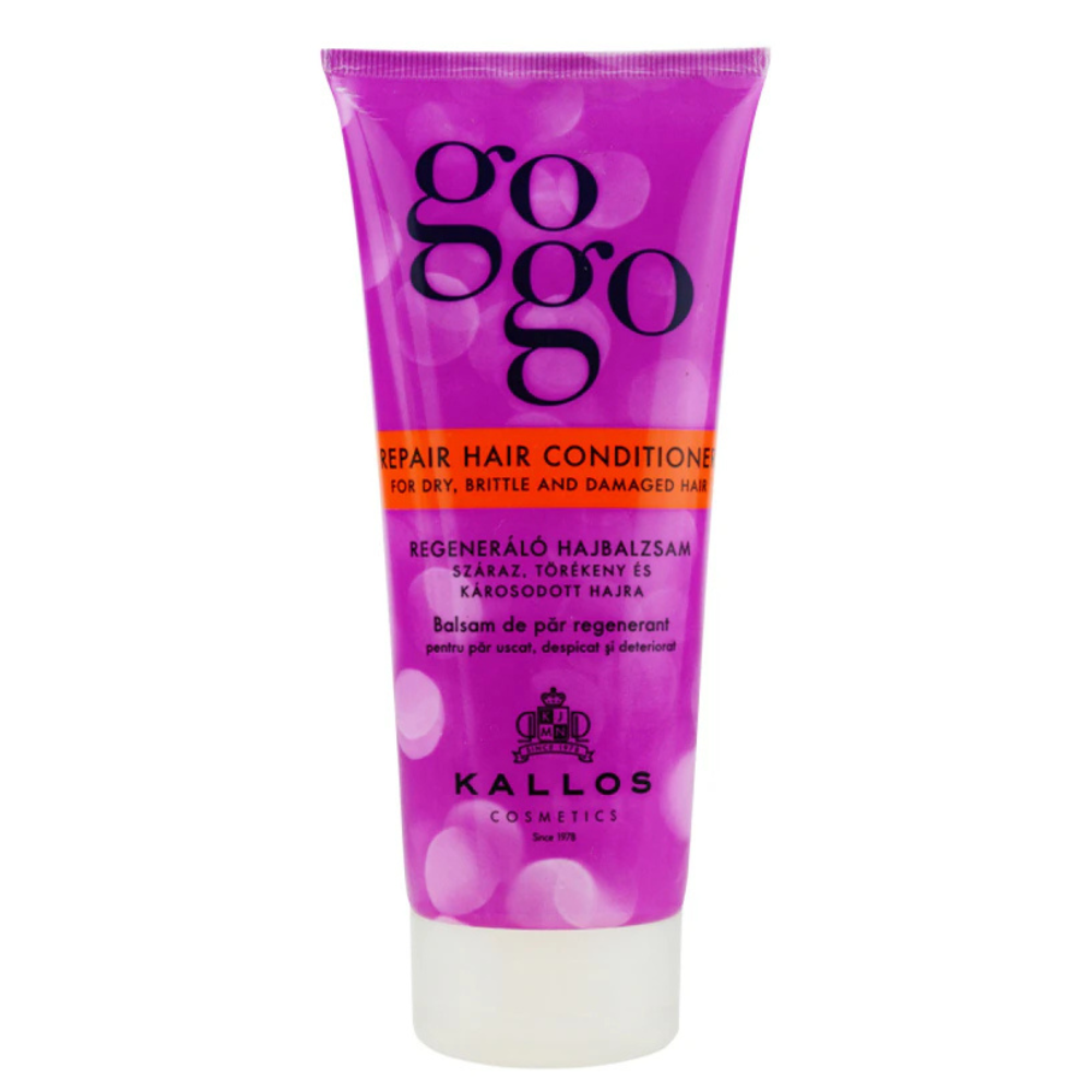 Kallos GOGO Balsam Regenerator pentru par uscat si deteriorat 200ml [1]