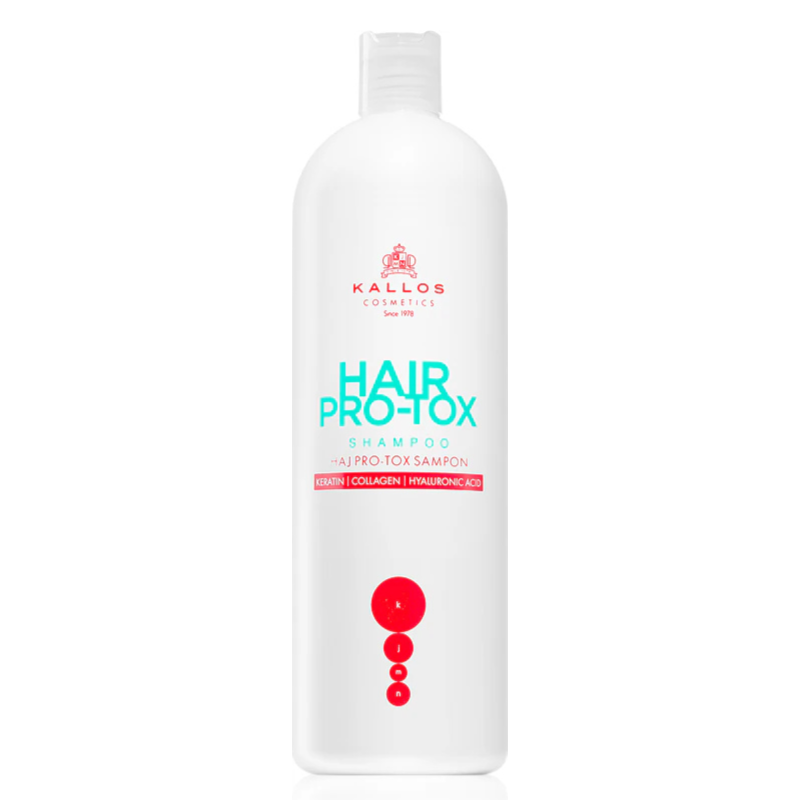 Kallos Hair Pro-Tox Sampon Cu Keratina Pentru Par Uscat Si Deteriorat 1000ml [1]
