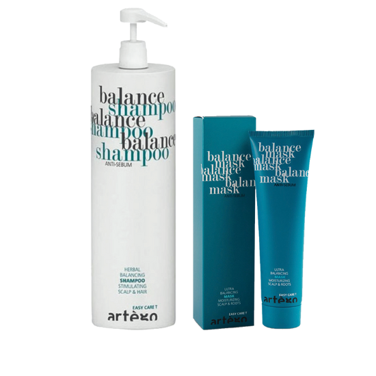 Pachet Anti-Sebum Artego Balance Pentru Par Gras, Sampon1L+Masca150ml [1]
