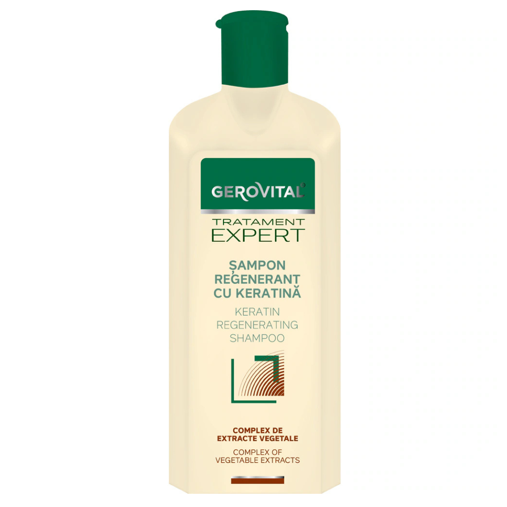 Pachet Gerovital Regenerant cu keratina tratament expert Sampon+Balsam+Masca [4]