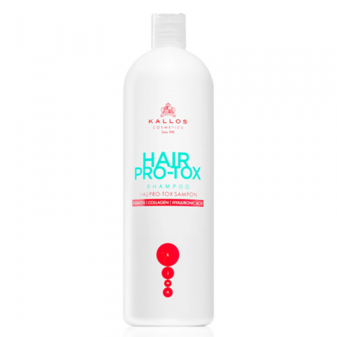 Sampoane - Kallos Hair Pro-Tox Sampon Cu Keratina Pentru Par Uscat Si Deteriorat 1000ml