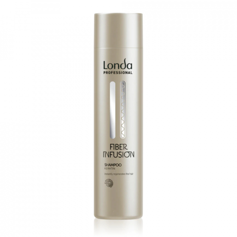 Sampoane - Londa Professional Fiber Infusion Shampoo sampon cu cheratina delicat pentru par deteriorat si vopsit 250ml