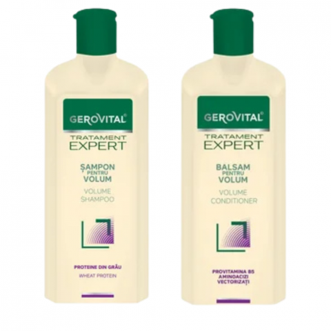 Toate produse - Pachet Gerovital Volum Tratament expert Sampon+Balsam