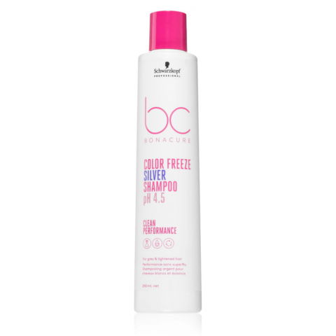 Toate produse - Schwarzkopf Professional BC Bonacure Color Freeze Silver Sampon argintiu pentru parul blond 250ml
