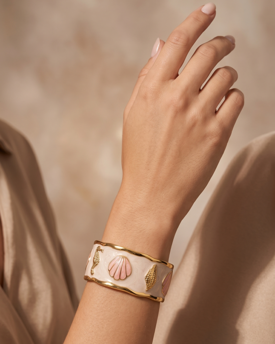 BRĂȚARĂ BANGLE PLACATĂ CU AUR SEA [2]