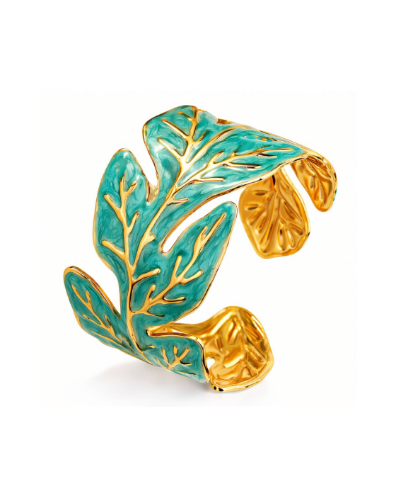 BRĂȚARĂ BANGLE PLACATĂ CU AUR STATEMENT [3]