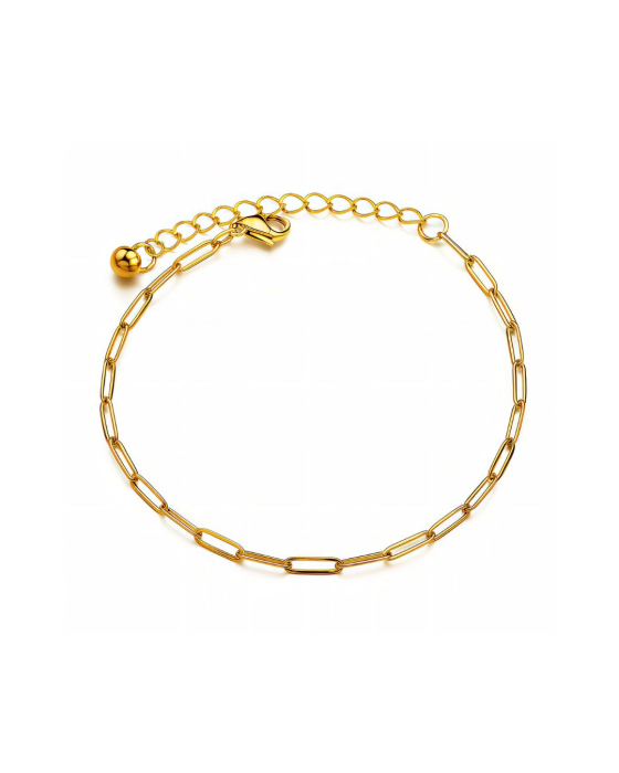 BRĂȚARĂ DE PICIOR PLACATĂ CU AUR CHAIN [2]