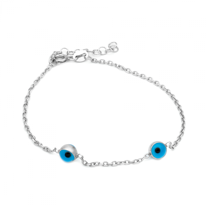 BRATARA DIN ARGINT BLUE EYES [1]