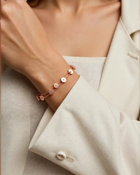 BRATARA DIN ARGINT ROSE DOUBLE ROUNDS [2]